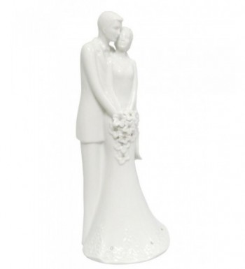 Bloom Porcelain White Wedding Topper