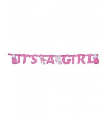 Its Girl Letter Banner Decorations