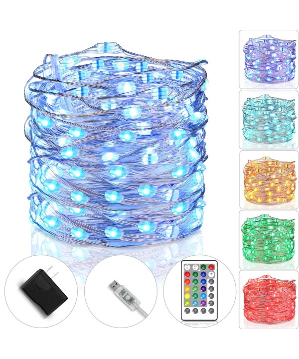 Tesyker Fairy Lights Multicolor Waterproof