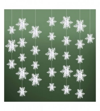 BTNOW Christmas Snowflake Hanging Decorations