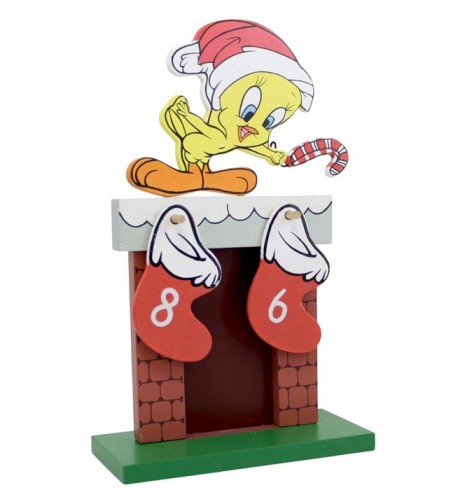 Tweety Bird Wooden Christmas Countdown
