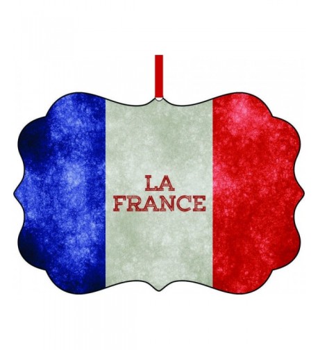 Flag TM Double Sided Benelux Aluminum Ornament