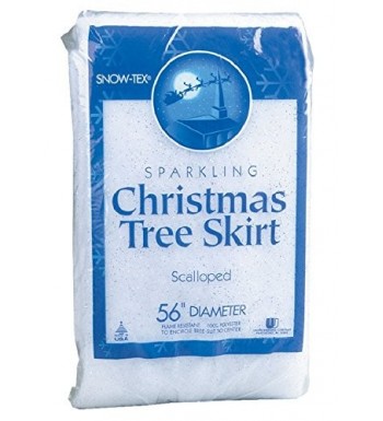 Buffalo Batt Sparkle Tree Skirt