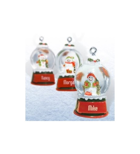 Ganz Snowglobes Courtney Personalized Christmas