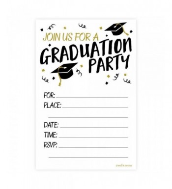 Graduation Party Invitations Envelopes Count