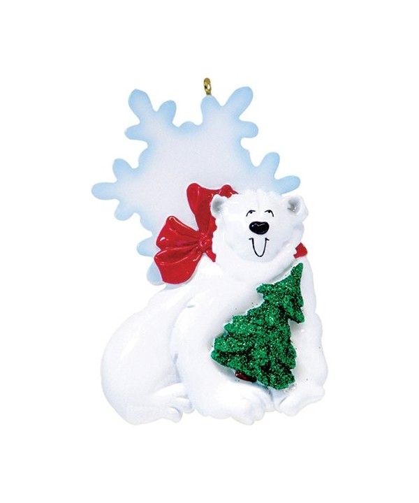 Personalized Sweet Polar Bear Ornament