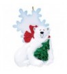 Personalized Sweet Polar Bear Ornament