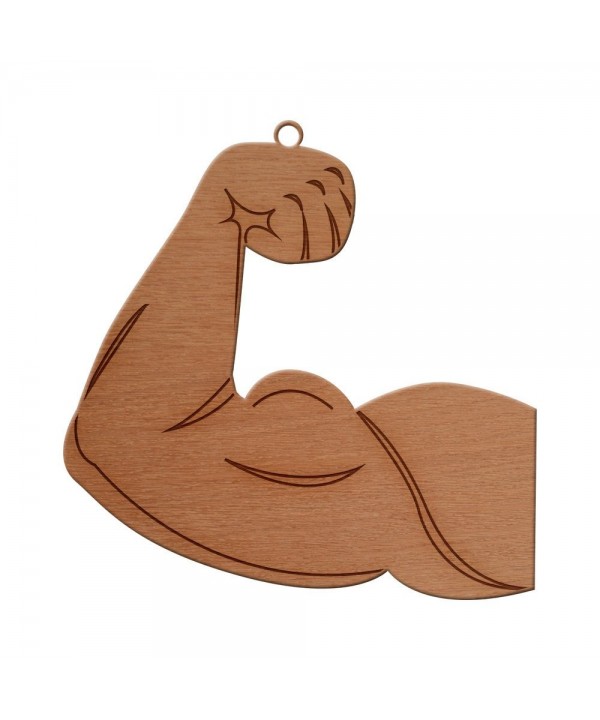 MissCraftCo Biceps Christmas Ornament Hanging