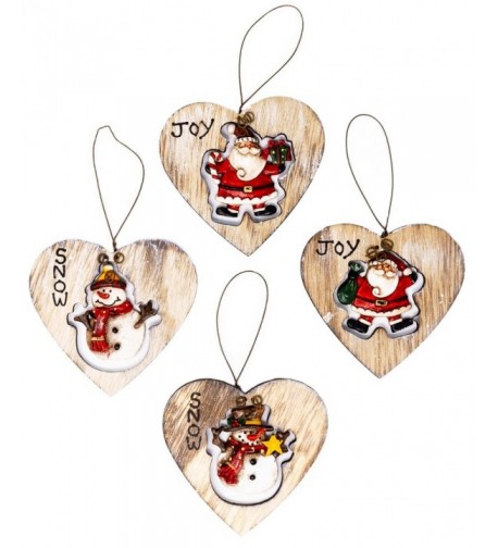 Christmas Ornament Decorations Painted Dangling
