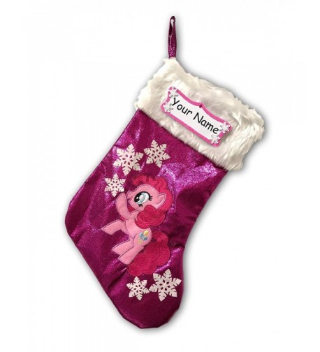 Personalized Little Pinkie Snowflake Stocking