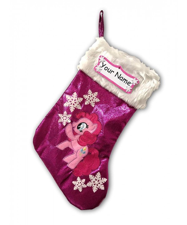 Personalized Little Pinkie Snowflake Stocking