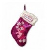 Personalized Little Pinkie Snowflake Stocking