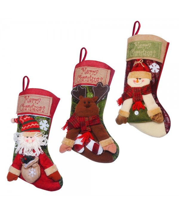 TIOVERY Christmas Stockings Reindeer Decorations