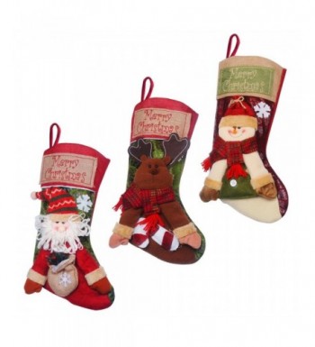 TIOVERY Christmas Stockings Reindeer Decorations