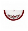 Kurt Adler Velvet Cardinals Treeskirt