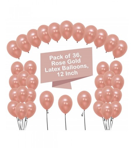 Rose Gold Balloons Party Decorations