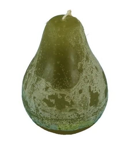 Timber Pear Shaped Candles Moss