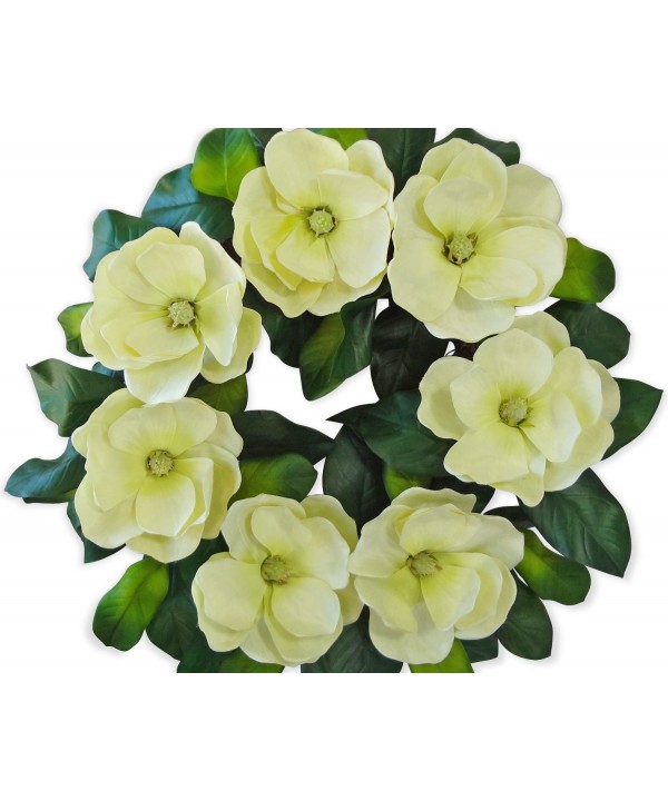 V Max Floral Decor Magnolia Wreath