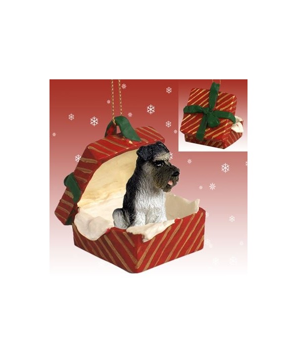 SCHNAUZER Uncropped Christmas Ornament RGBD103B