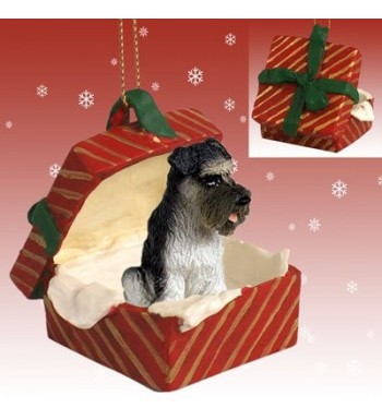 SCHNAUZER Uncropped Christmas Ornament RGBD103B