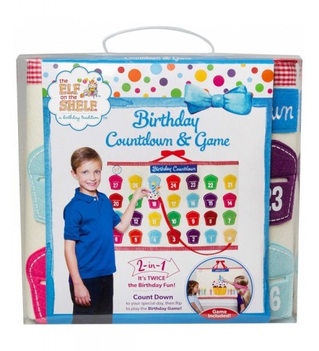 Elf Shelf Birthday Calendar Countdown