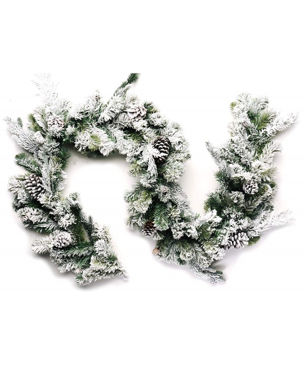 CraftMore Frosted Forest Pine Garland