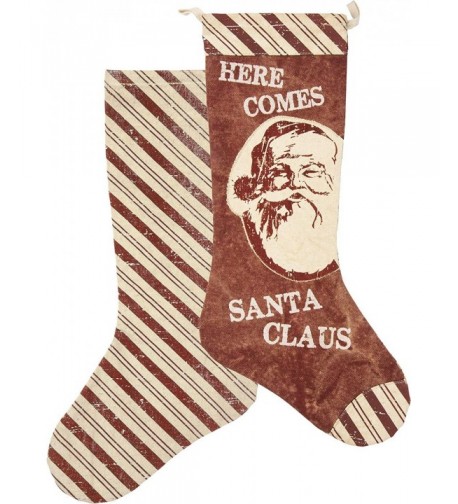 Christmas Stocking Comes Santa Claus