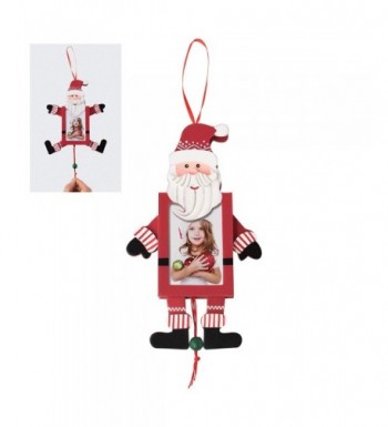 Pull String Photo Ornaments Santa