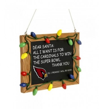 Forever Collectibles Cardinals Chalkboard Christmas