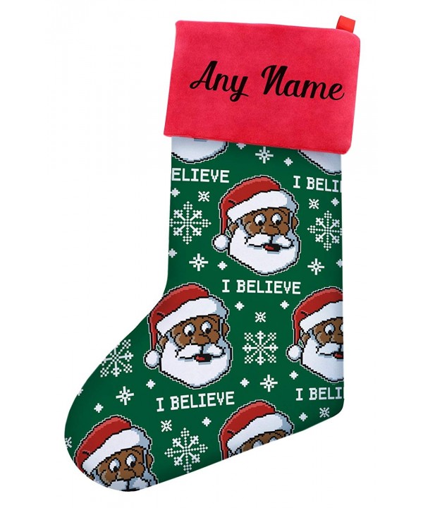 Believe Christmas Personalized Stockings Stocking