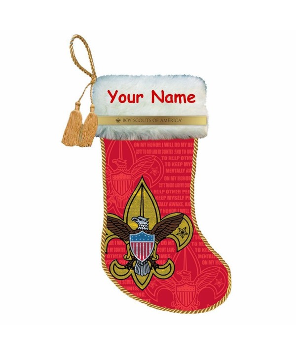 Personalized Scouts America Christmas Stocking