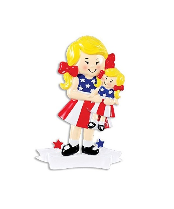 American Blond Personalized Christmas Ornament