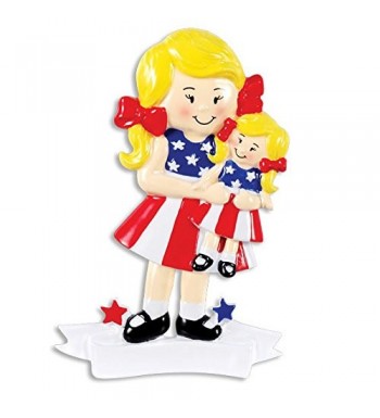 American Blond Personalized Christmas Ornament