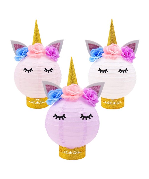 Decorations Unicorn Centerpieces Lanterns Birthday Supplies