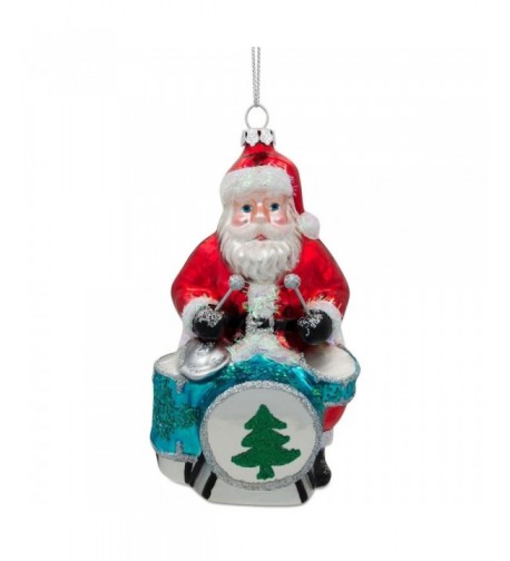 BestPysanky Santa Drummer Christmas Ornament