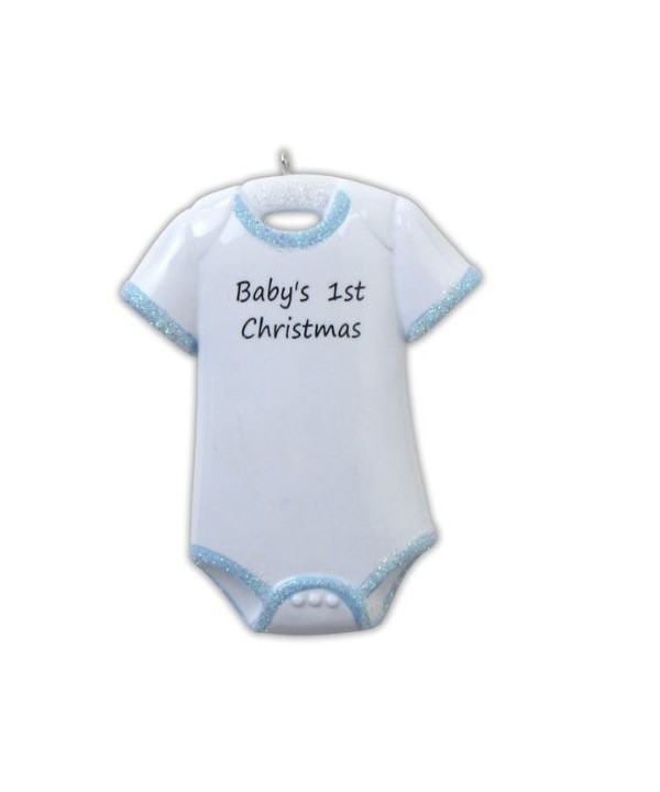 Onesie First Christmas Personalized Ornament