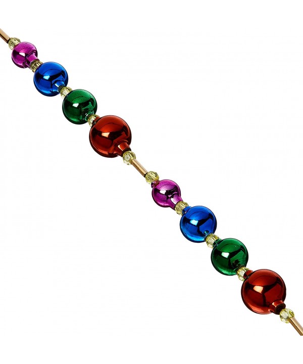 Kurt Adler Glass Multicolor Garland