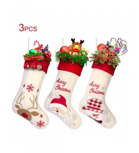 Gospire Christmas Stockings Reindeer Decorations