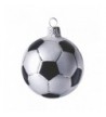 Christmas Ornament Glass Soccer Ball