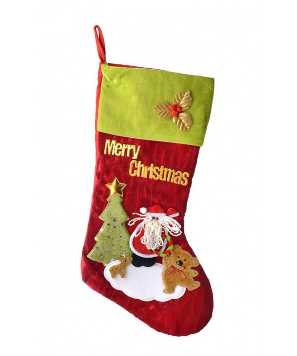 Christmas Stockings 18Inch Decorations QINGQING