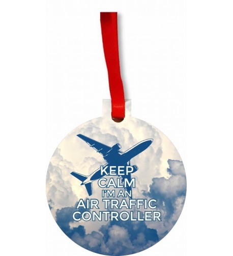 Traffic Controller Hardboard Holiday Ornament