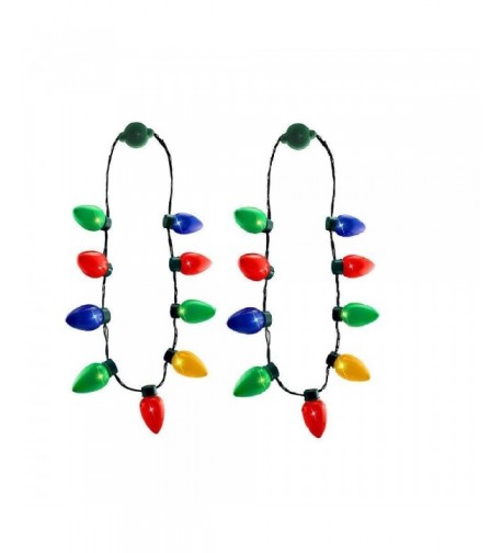 Christmas Necklace Light Party Favors