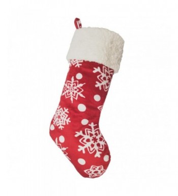 SUNSMILES Christmas Stocking Snowflake Decoration