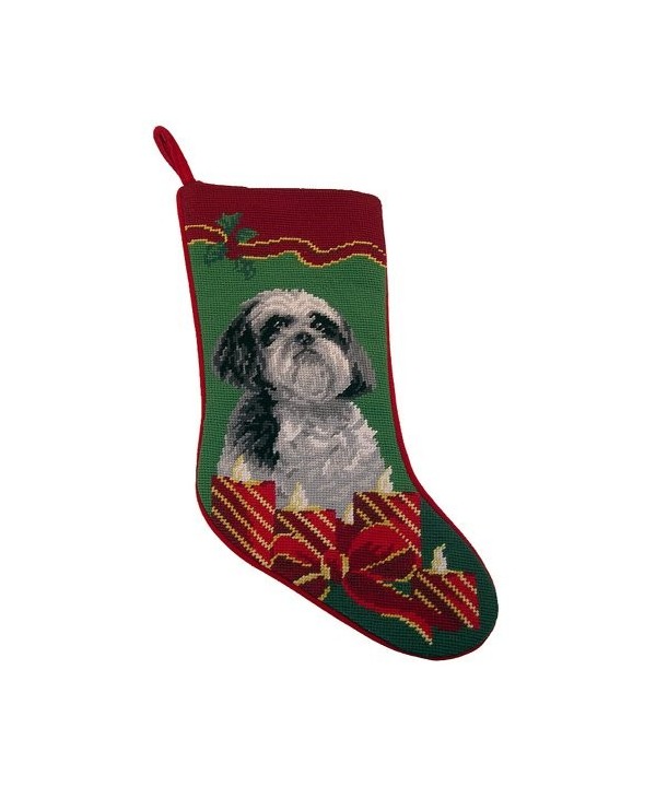 Shih Tzu Christmas Stocking Precious