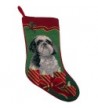 Shih Tzu Christmas Stocking Precious