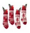 Blulu Christmas Stockings Snowflake Decoration