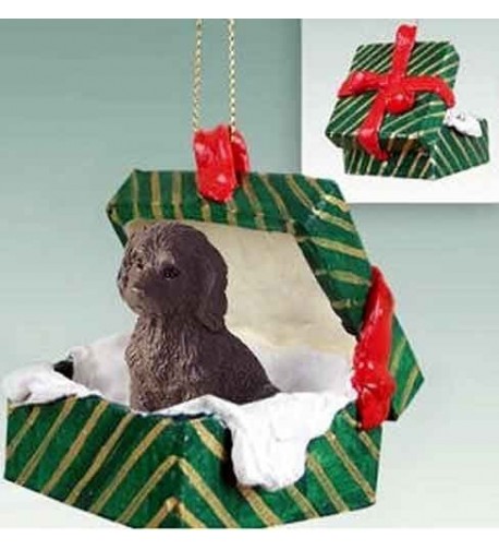 Labradoodle Gift Christmas Ornament Chocolate