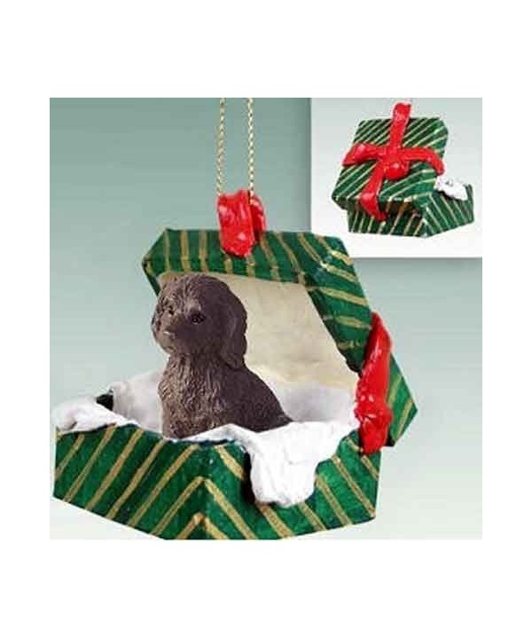 Labradoodle Gift Christmas Ornament Chocolate