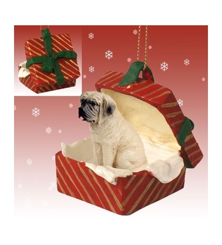 MASTIFF sits Christmas Ornament RGBD49