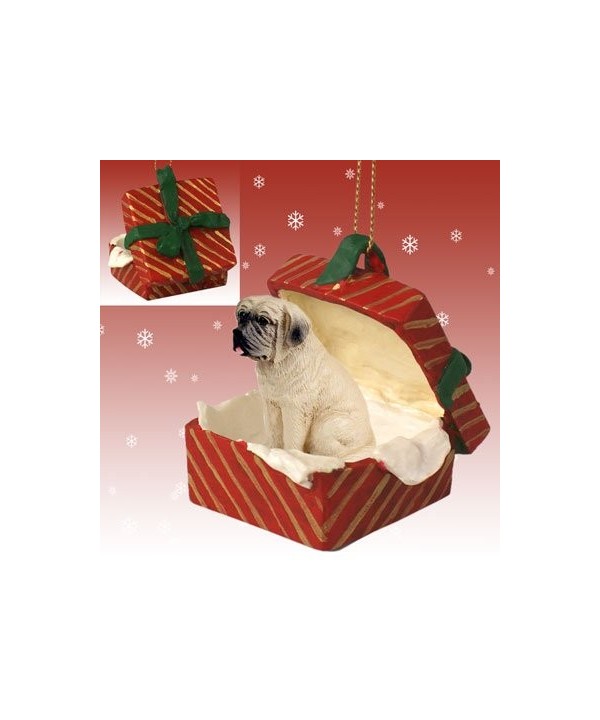 MASTIFF sits Christmas Ornament RGBD49